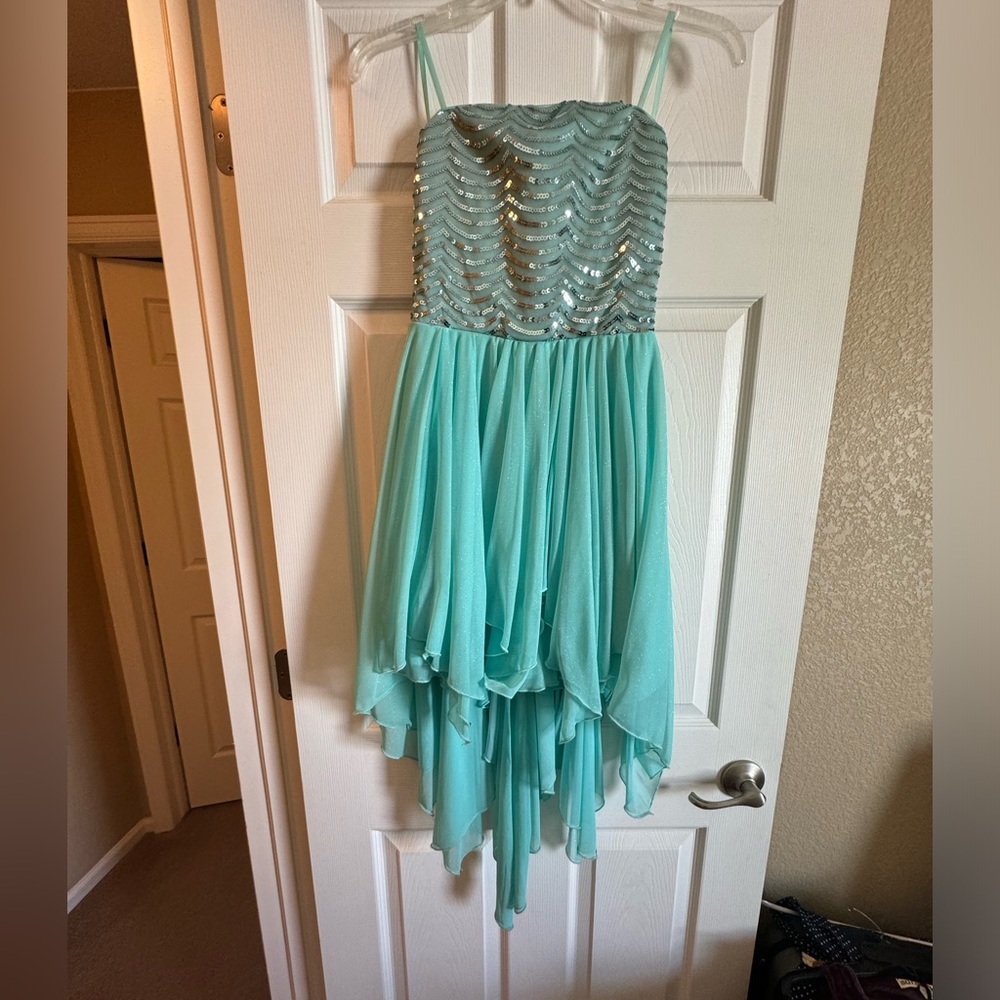 Sleeveless Sequined Top Dance Dress